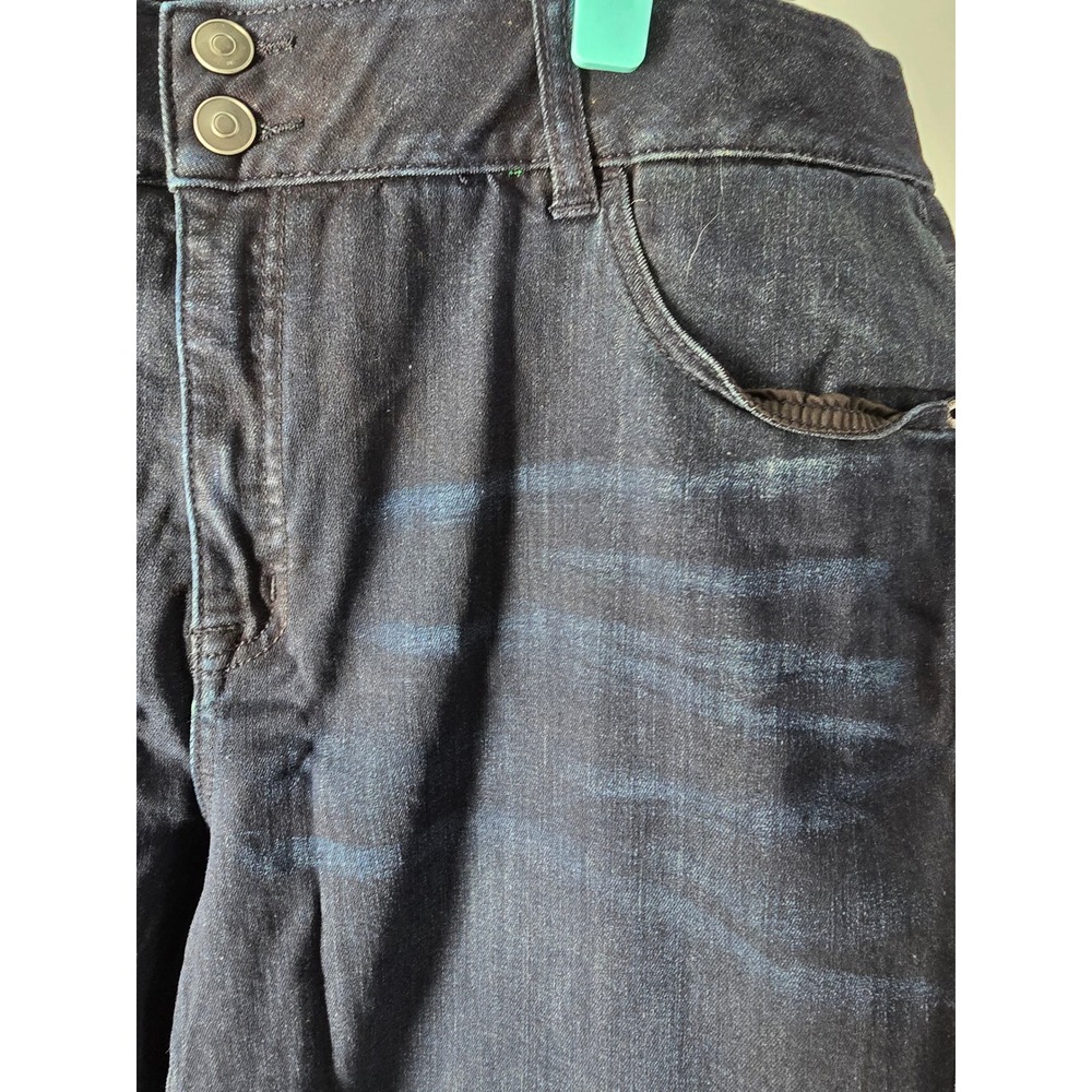 Lane Bryant Venezia High Rise Bootcut Jeans 22 Short Dark Wash Tummy Tech 22S - Picture 2 of 12